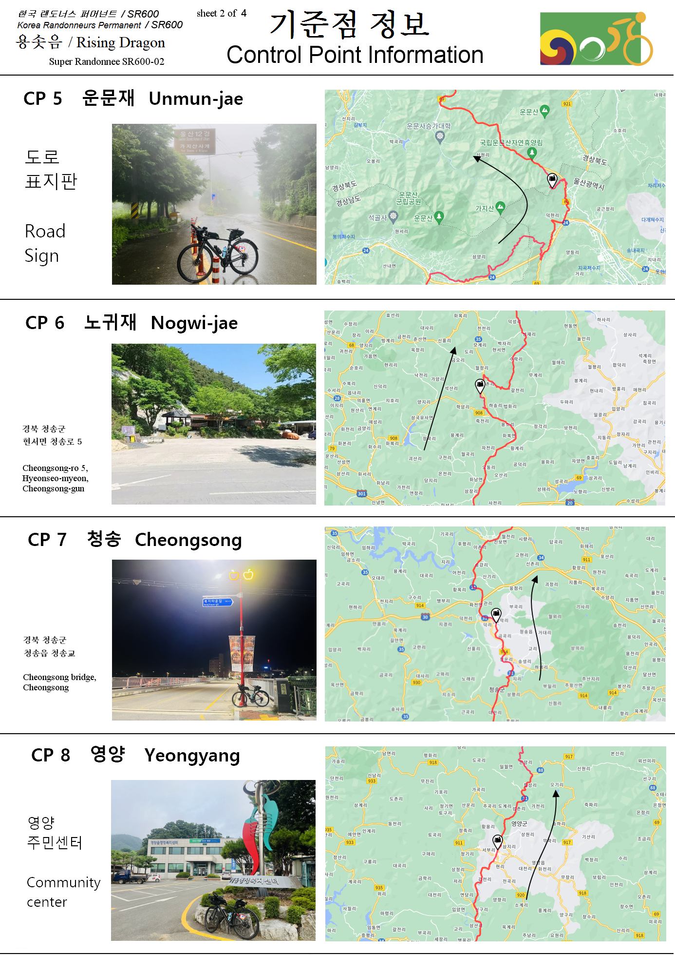 란도너스 슈퍼란도니 SR-02 용솟음 GPX 코스파일