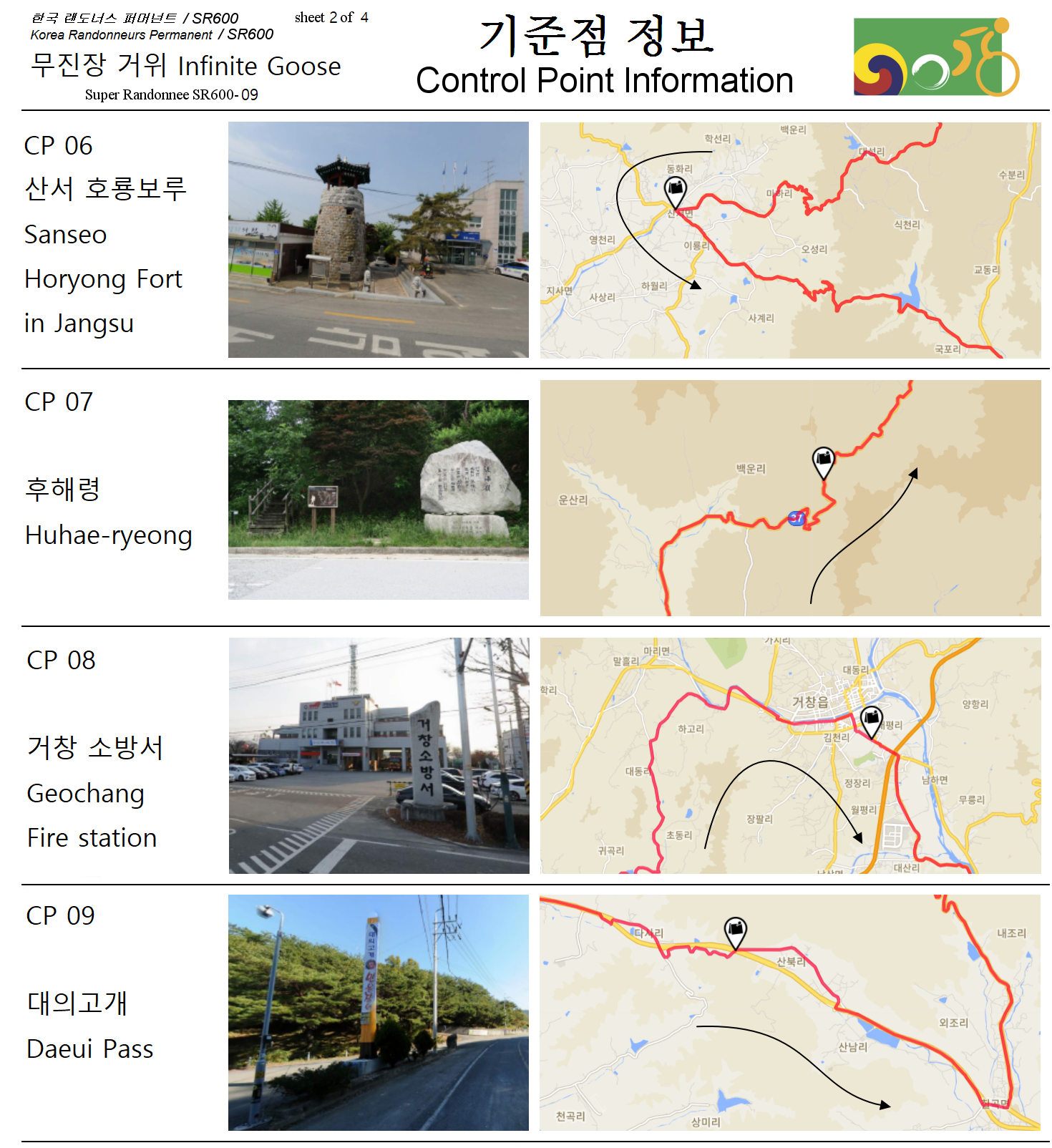 란도너스 슈퍼란도니 SR-09 무진장 거위 GPX 코스파일