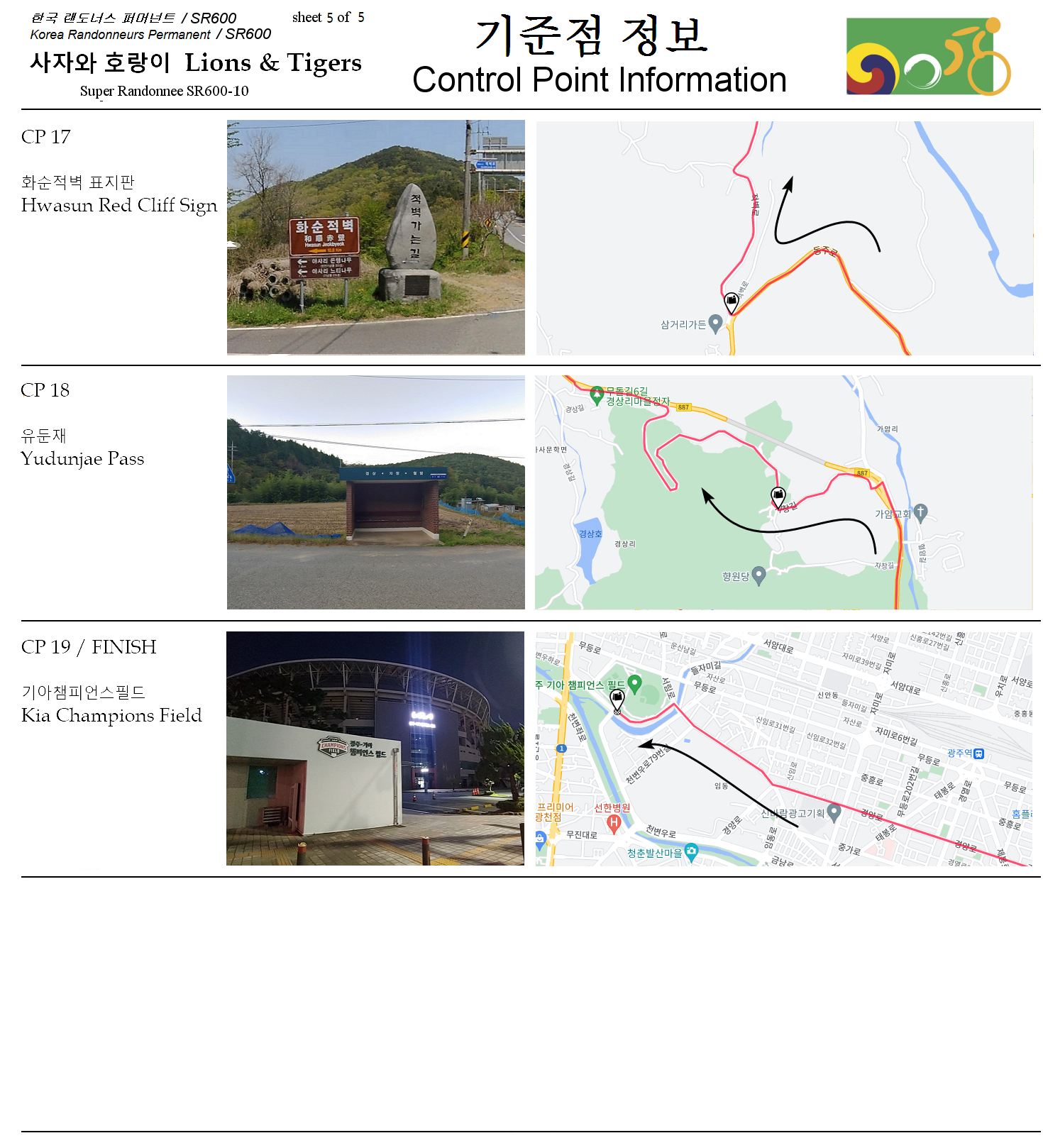 란도너스 슈퍼란도니 SR-10 사자와 호랑이 GPX 코스파일
