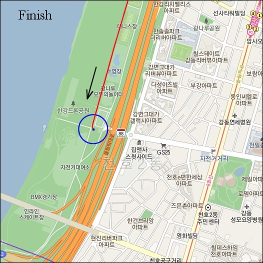 란도너스 슈퍼란도니 SR-11 서울 멧돼지 GPX 코스파일 사진 3