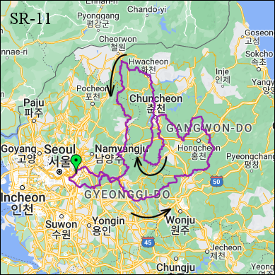 란도너스 슈퍼란도니 SR-11 서울 멧돼지 GPX 코스파일