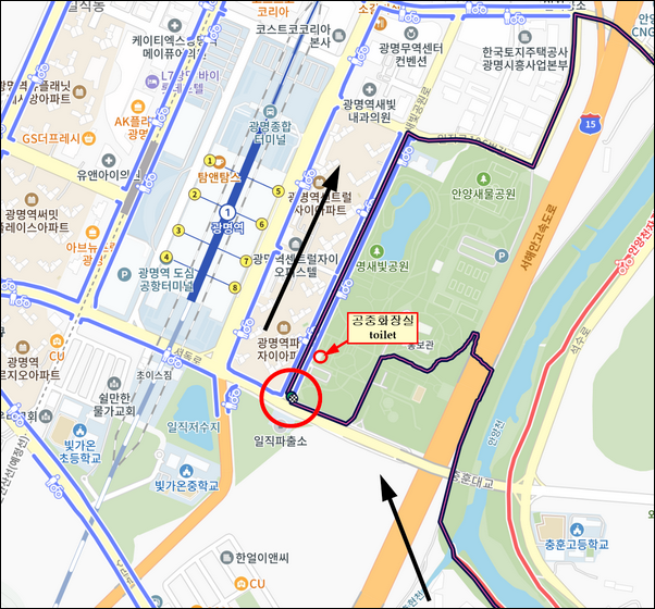 란도너스 퍼머넌트 PT-211 김포로 8자로 GPX 코스파일 사진 2