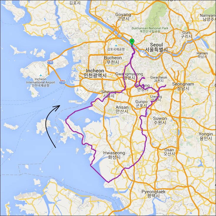 란도너스 퍼머넌트 PT-101 서울서부 200K GPX 코스파일