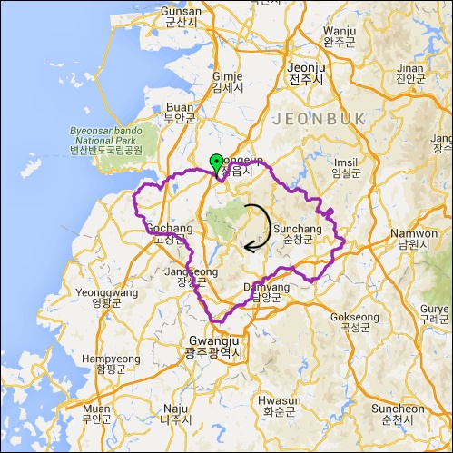 란도너스 퍼머넌트 PT-105 정읍 다이아몬드 GPX 코스파일