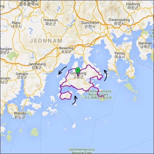 란도너스 퍼머넌트 PT-132 우주로 GPX 코스파일