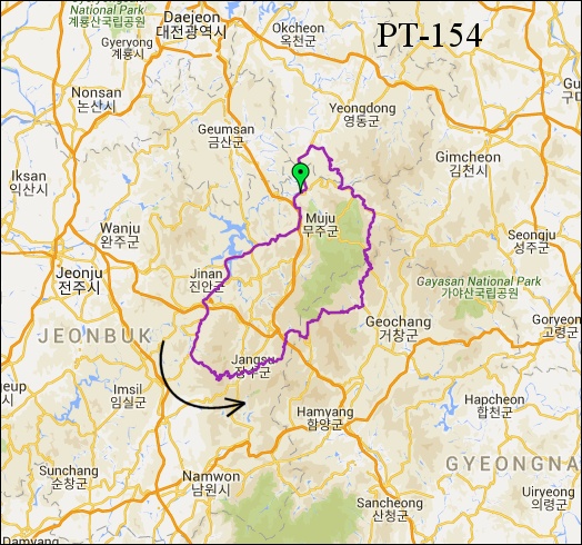 란도너스 퍼머넌트 PT-154 무진장 반딧불 200 GPX 코스파일