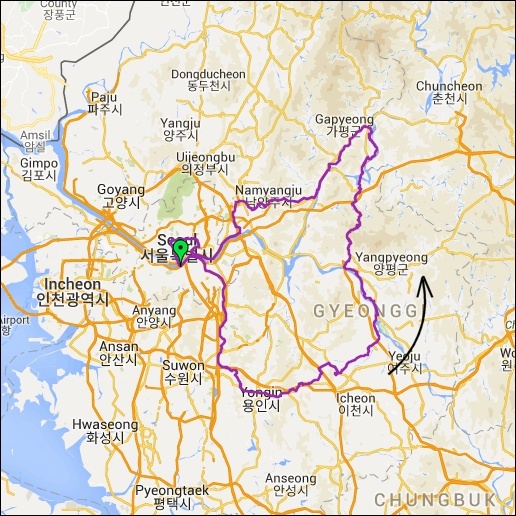란도너스 퍼머넌트 PT-161 매국노의 길 GPX 코스파일