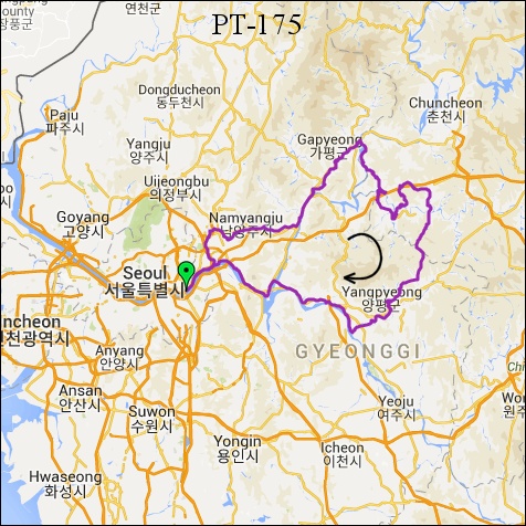 란도너스 퍼머넌트 PT-175 강촌 어드벤처 GPX 코스파일