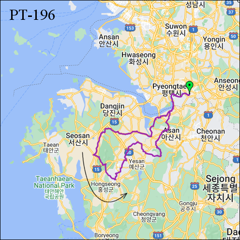 란도너스 퍼머넌트 PT-196 내포 천주교순례길 GPX 코스파일