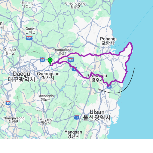 란도너스 퍼머넌트 PT-29 호미곳 GPX 코스파일