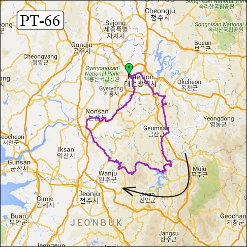 란도너스 퍼머넌트 PT-66 호 호 호 GPX 코스파일