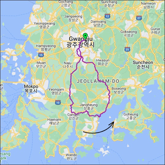 란도너스 퍼머넌트 PT-81 짱뚱어 GPX 코스파일