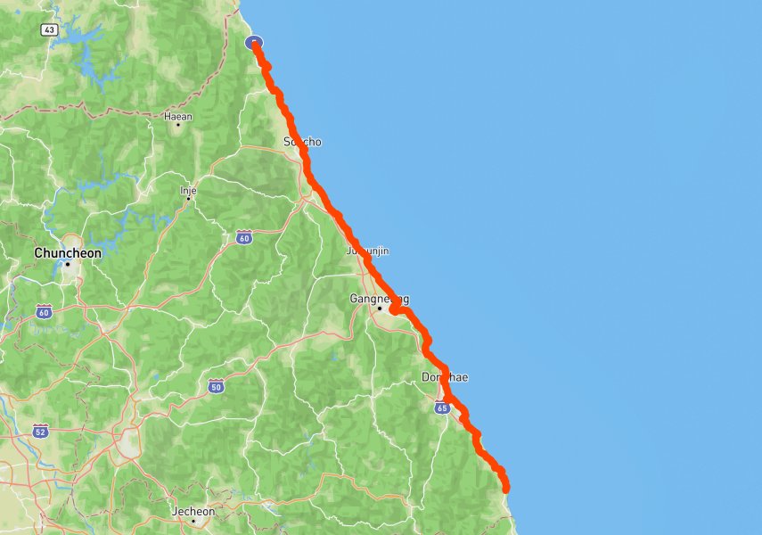 동해안종주(강원)