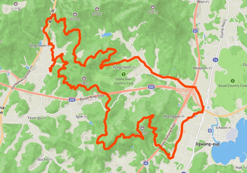 기장임도 30km